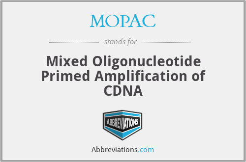 MOPAC - Mixed Oligonucleotide Primed Amplification of CDNA