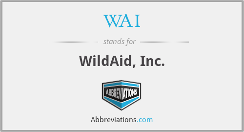 WAI - WildAid, Inc.