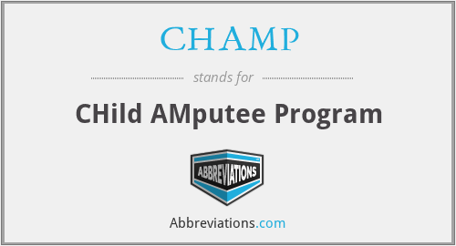 CHAMP - CHild AMputee Program