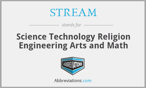 STREAM - Science Technology Religion Engineering Arts and Math