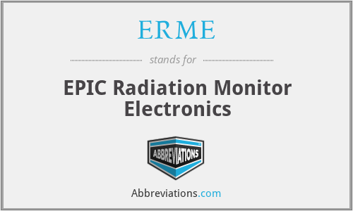 ERME - EPIC Radiation Monitor Electronics