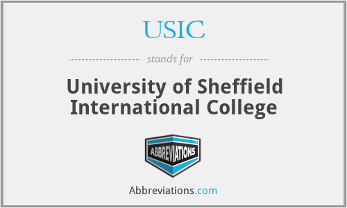 USIC - University of Sheffield International College