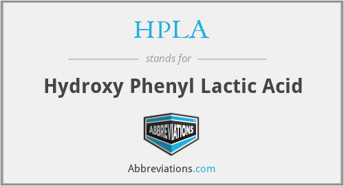 HPLA - Hydroxy Phenyl Lactic Acid