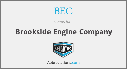 BEC - Brookside Engine Company