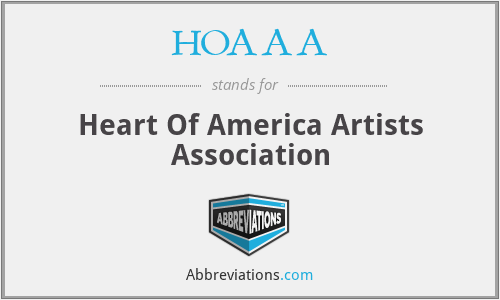 HOAAA - Heart Of America Artists Association