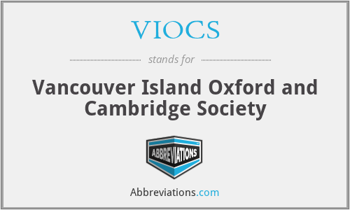 VIOCS - Vancouver Island Oxford and Cambridge Society