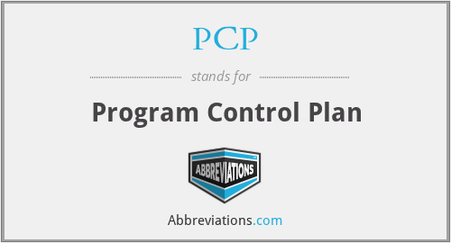 PCP - Program Control Plan