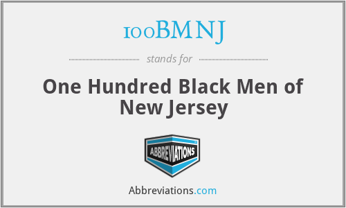 100BMNJ - One Hundred Black Men of New Jersey