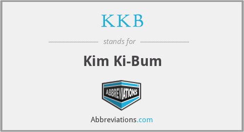 KKB - Kim Ki-Bum