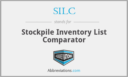 SILC - Stockpile Inventory List Comparator