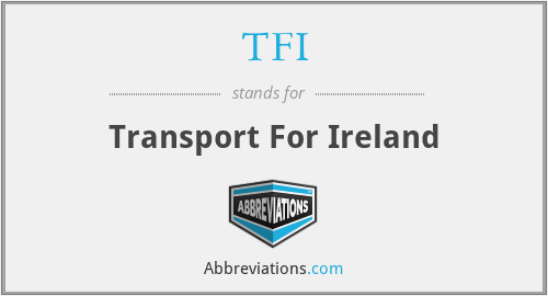TFI - Transport For Ireland