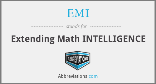 EMI - Extending Math INTELLIGENCE