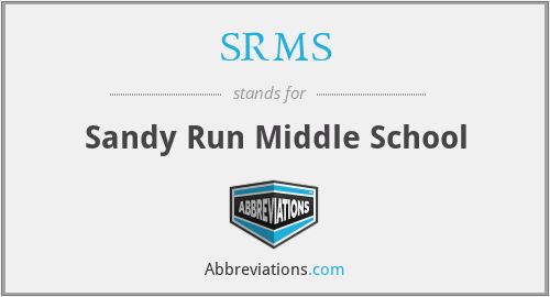 SRMS - Sandy Run Middle School