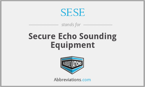 SESE - Secure Echo Sounding Equipment