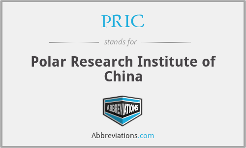PRIC - Polar Research Institute of China