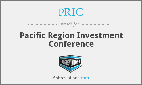 PRIC - Pacific Region Investment Conference