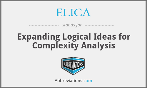 ELICA - Expanding Logical Ideas for Complexity Analysis