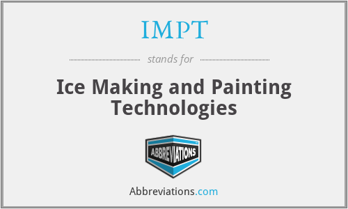 IMPT - Ice Making and Painting Technologies