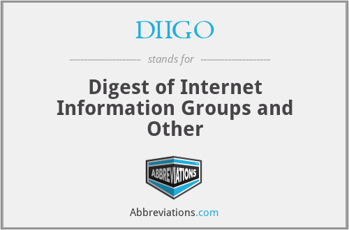 DIIGO - Digest of Internet Information Groups and Other