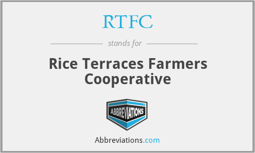 RTFC - Rice Terraces Farmers Cooperative