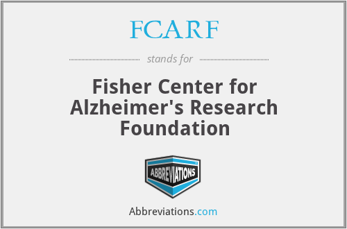 FCARF - Fisher Center for Alzheimer's Research Foundation