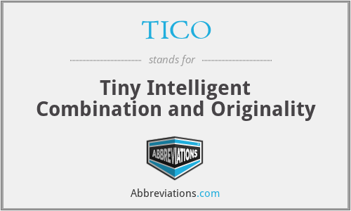TICO - Tiny Intelligent Combination and Originality