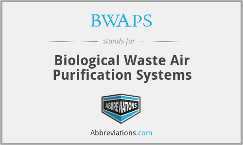 BWAPS - Biological Waste Air Purification Systems