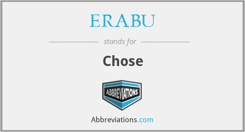 ERABU - Chose
