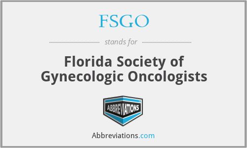 FSGO - Florida Society of Gynecologic Oncologists