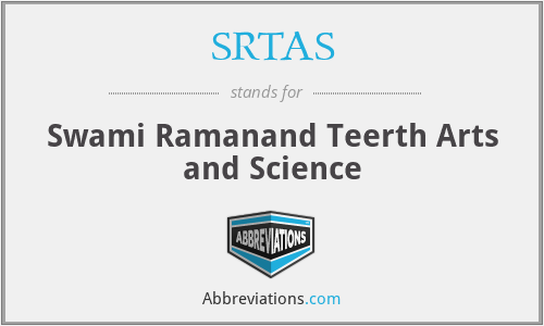 SRTAS - Swami Ramanand Teerth Arts and Science