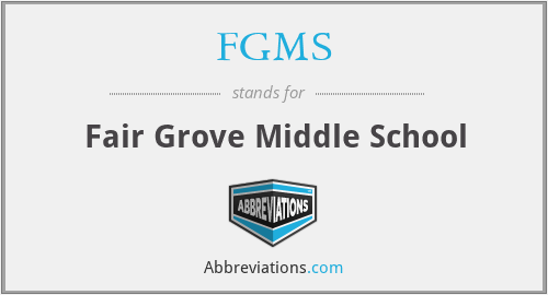 FGMS - Fair Grove Middle School