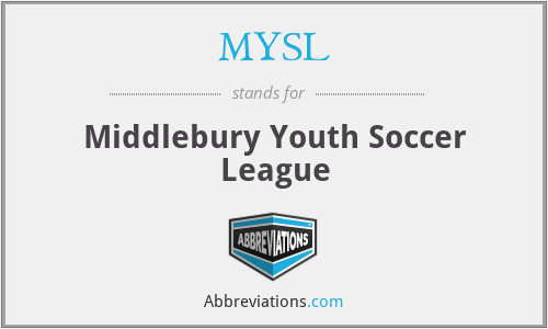 MYSL - Middlebury Youth Soccer League