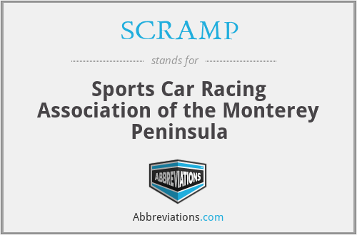 SCRAMP - Sports Car Racing Association of the Monterey Peninsula