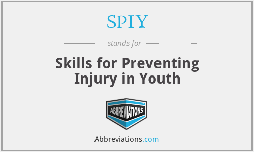 SPIY - Skills for Preventing Injury in Youth