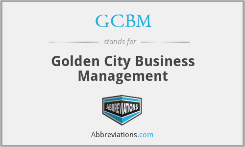 GCBM - Golden City Business Management
