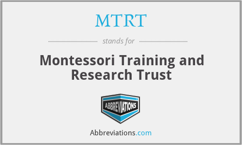 MTRT - Montessori Training and Research Trust