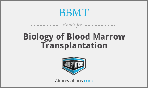 BBMT - Biology of Blood Marrow Transplantation