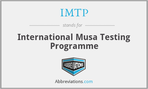 IMTP - International Musa Testing Programme