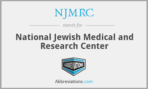 NJMRC - National Jewish Medical and Research Center