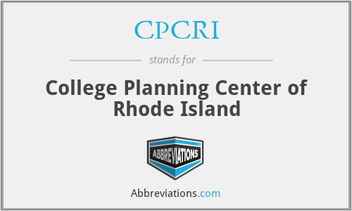 CPCRI - College Planning Center of Rhode Island