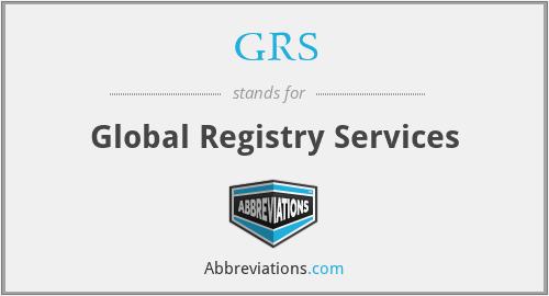 GRS - Global Registry Services