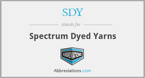SDY - Spectrum Dyed Yarns