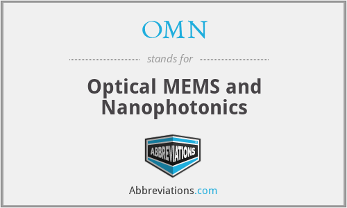 OMN - Optical MEMS and Nanophotonics