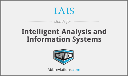 IAIS - Intelligent Analysis and Information Systems