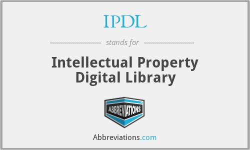 IPDL - Intellectual Property Digital Library