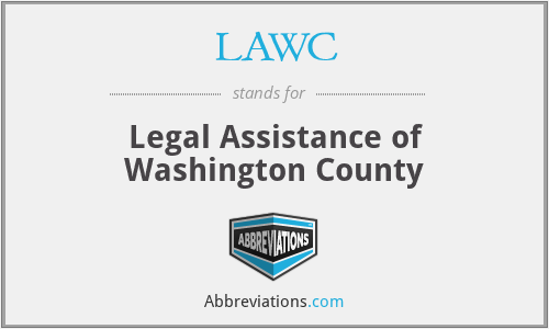 LAWC - Legal Assistance of Washington County