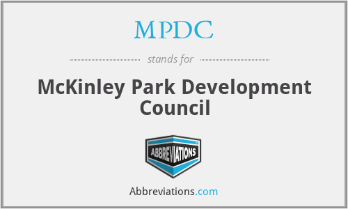 MPDC - McKinley Park Development Council