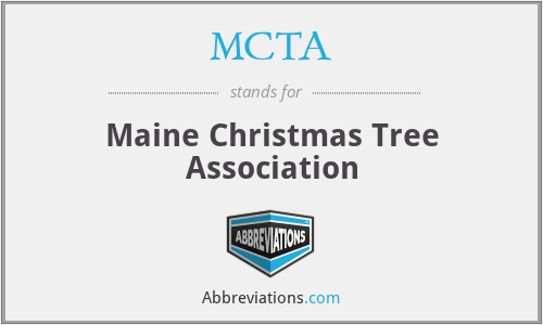 MCTA - Maine Christmas Tree Association