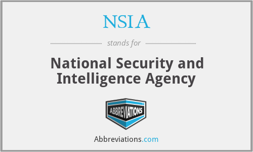NSIA - National Security and Intelligence Agency