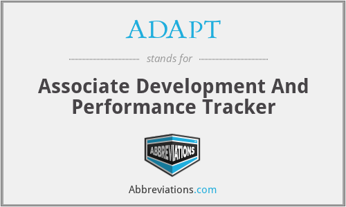 ADAPT - Associate Development And Performance Tracker